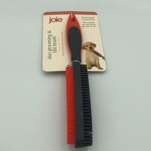 Joie Red and Black Duo Grooming Brush